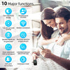 LPOW Bluetooth Pulse Oximeter Fingertip, OLED Display, Blood Oxygen Saturation Monitor (SpO2) and Pulse Rate, Perfusion Index with Alarm, APP for Smart Tracking, Batteries and Lanyard Included